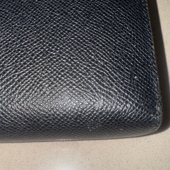 COACH Smooth Leather Slim Accordion Zip Wallet, Black - Picture 5 of 12